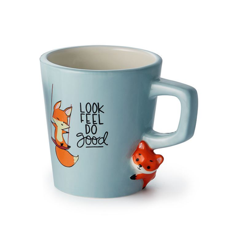 Tasse mit 3D Fuchs