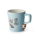 Tasse mit 3D-Waschbär