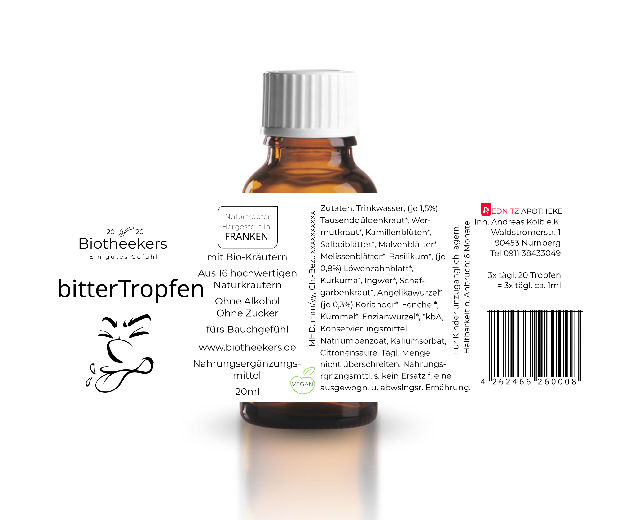 Bittertropfen 20ml ohne Alkohol